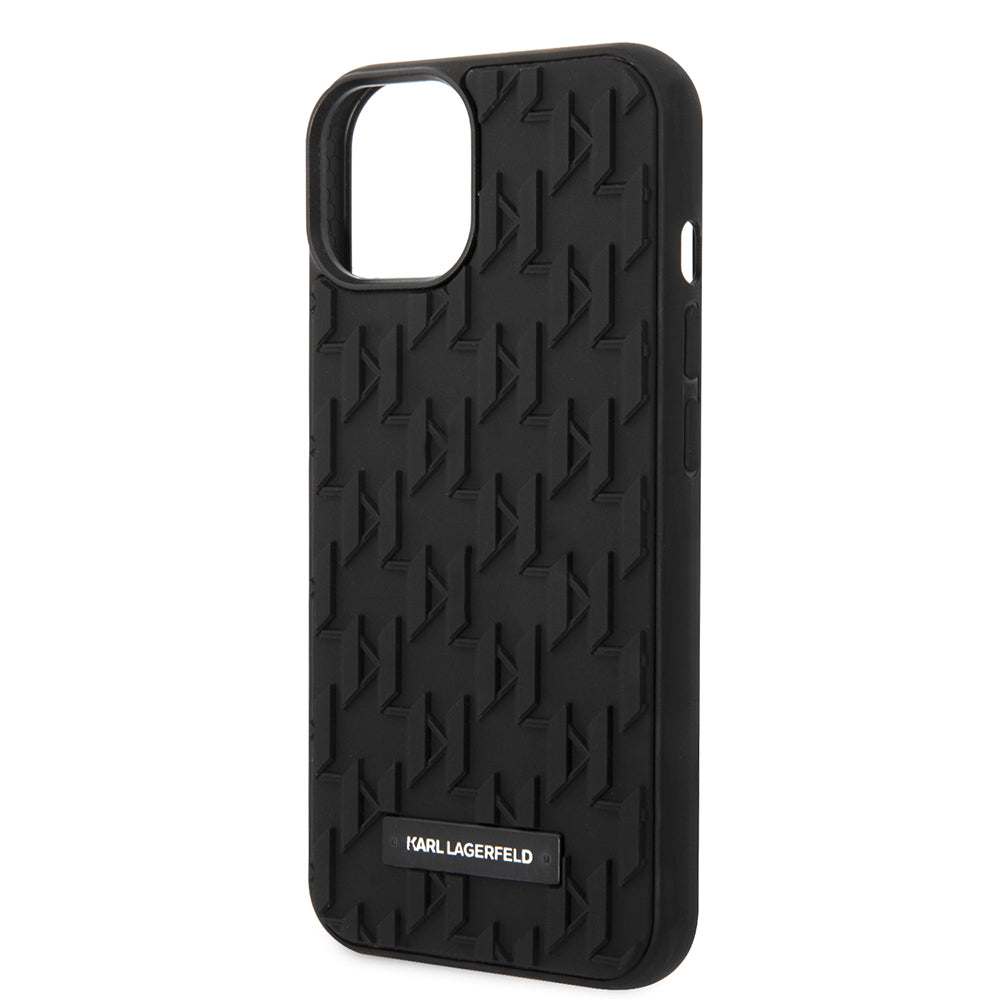 Etui na Apple iPhone 14 Plus, Karl Lagerfeld, 3D Monogram, Czarne