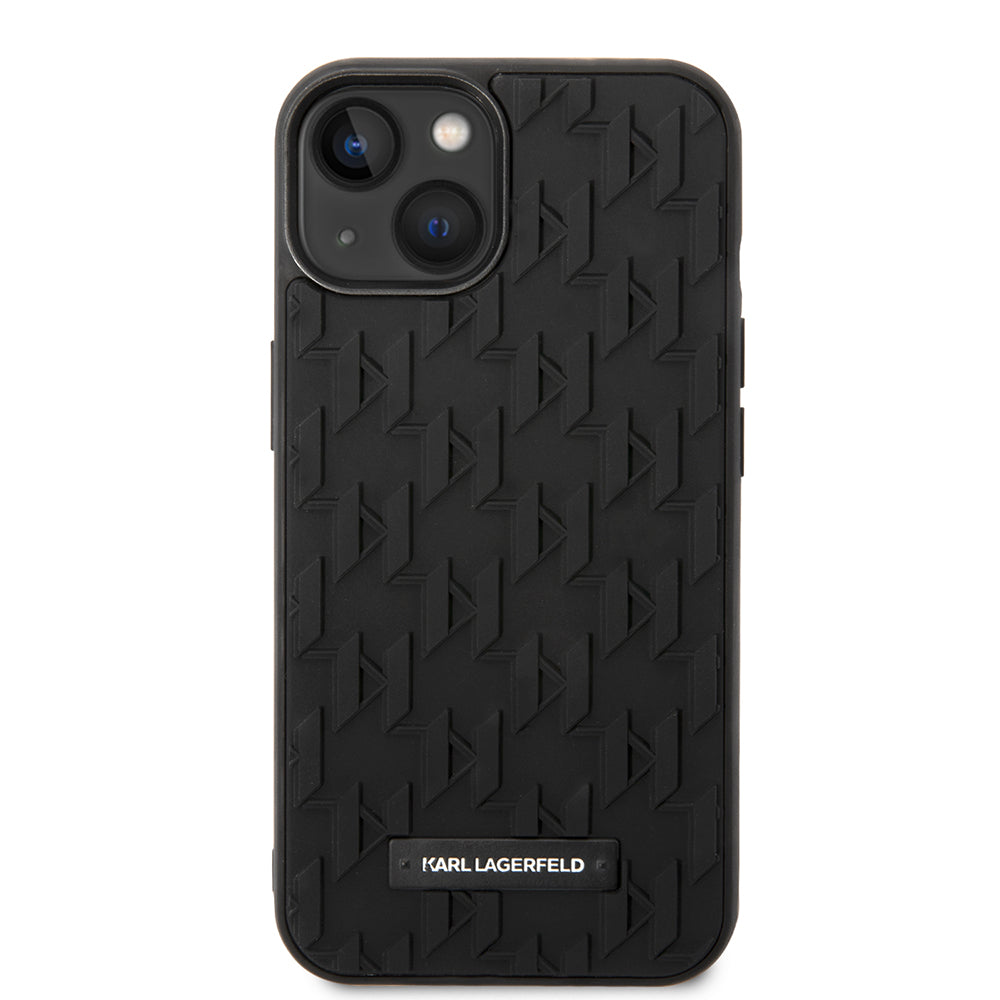 Etui na Apple iPhone 14 Plus, Karl Lagerfeld, 3D Monogram, Czarne