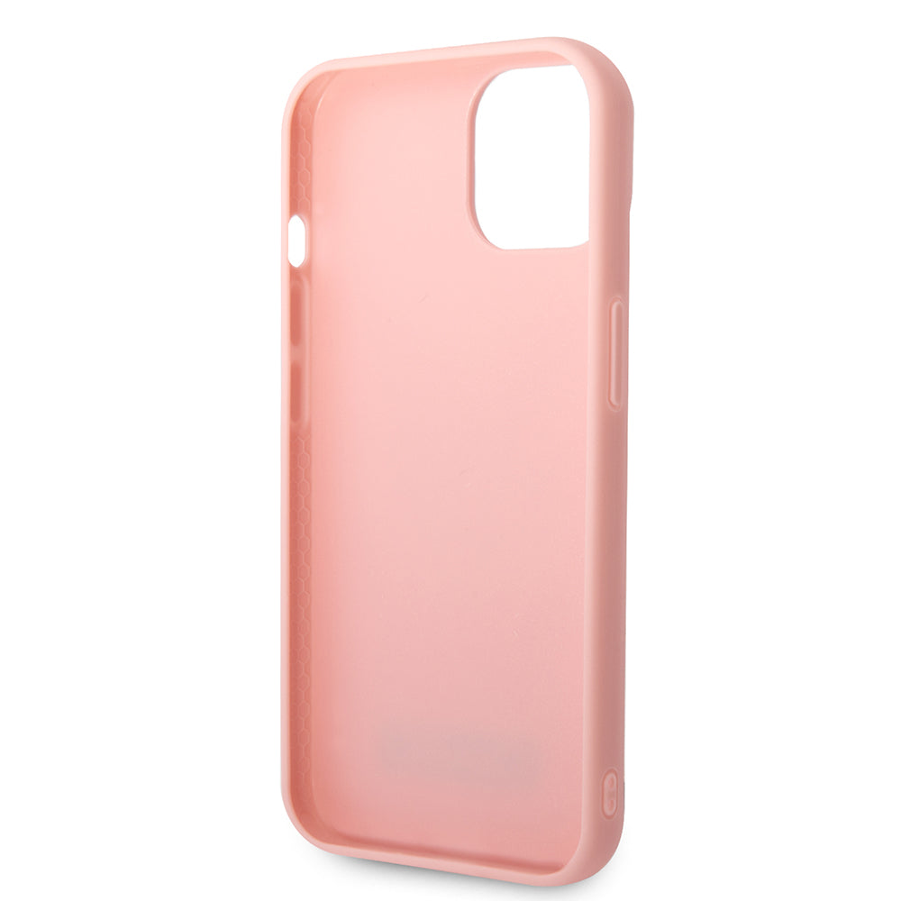 Etui na Apple iPhone 14 Plus, Karl Lagerfeld, 3D Monogram, Różowy