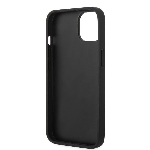 Etui na Apple iPhone 14 Plus, Karl Lagerfeld, Glitter Choupette Patch, Srebrne.