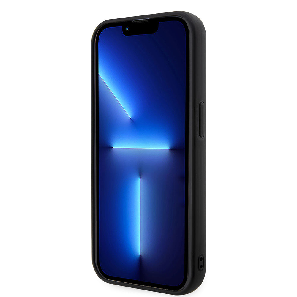 Etui na Apple iPhone 14 Pro, Karl Lagerfeld, 3D Rubber Ikonik Karl, Czarne