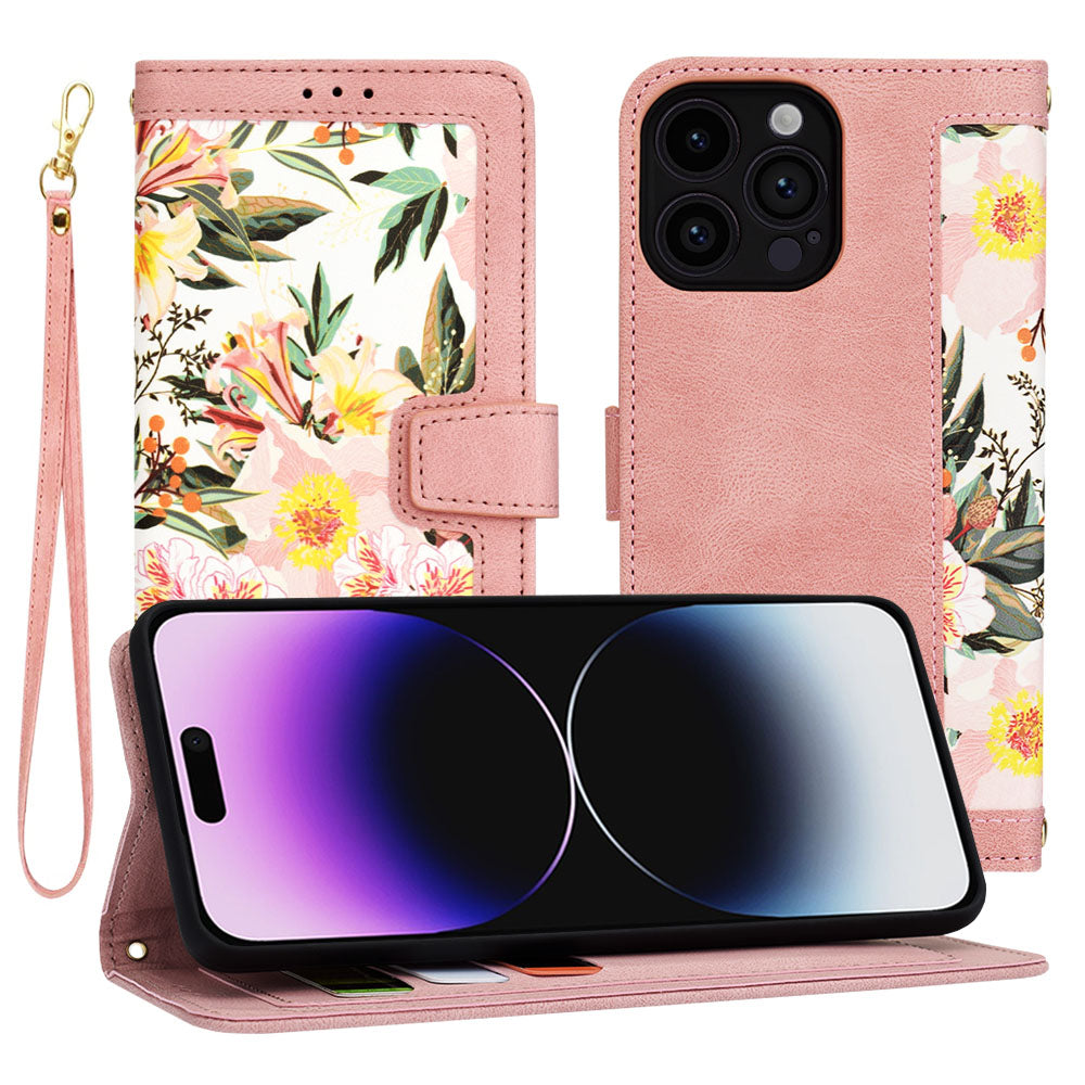 Etui na Apple iPhone 14 Pro Max, Techsuit, FlipCraft, różowe