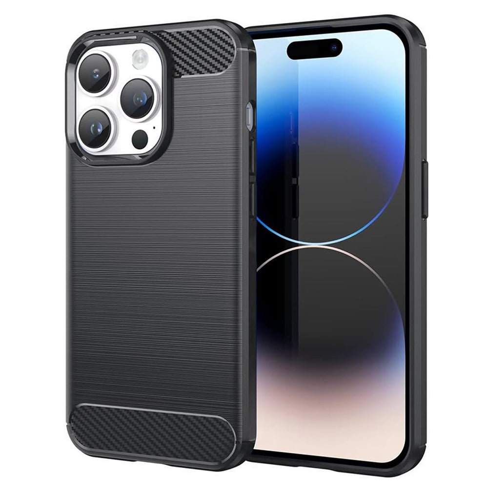 Etui na Apple iPhone 14 Pro, Techsuit, Carbon, Czarny