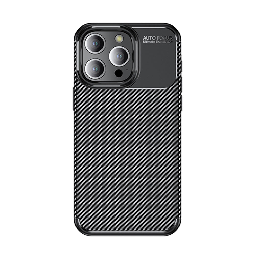 Etui na Apple iPhone 14 Pro, Techsuit, CarbonFiber, Czarne