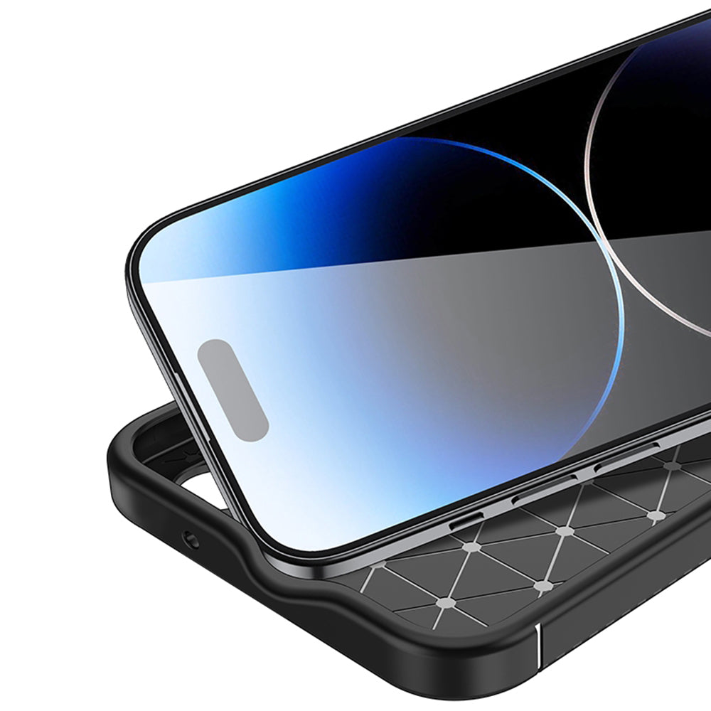 Etui na Apple iPhone 14 Pro, Techsuit, CarbonFiber, Czarne