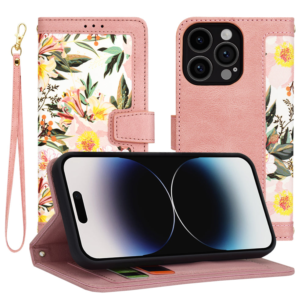 Etui na Apple iPhone 14 Pro, Techsuit, FlipCraft, różowe