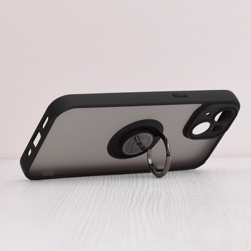 Etui na Apple iPhone 14, Techsuit, Glinth, czarne