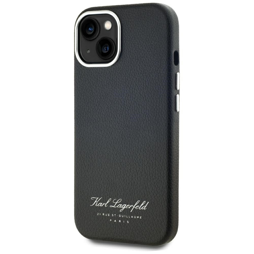 Etui na Apple iPhone 15, Karl Lagerfeld, RSG, Czarne
