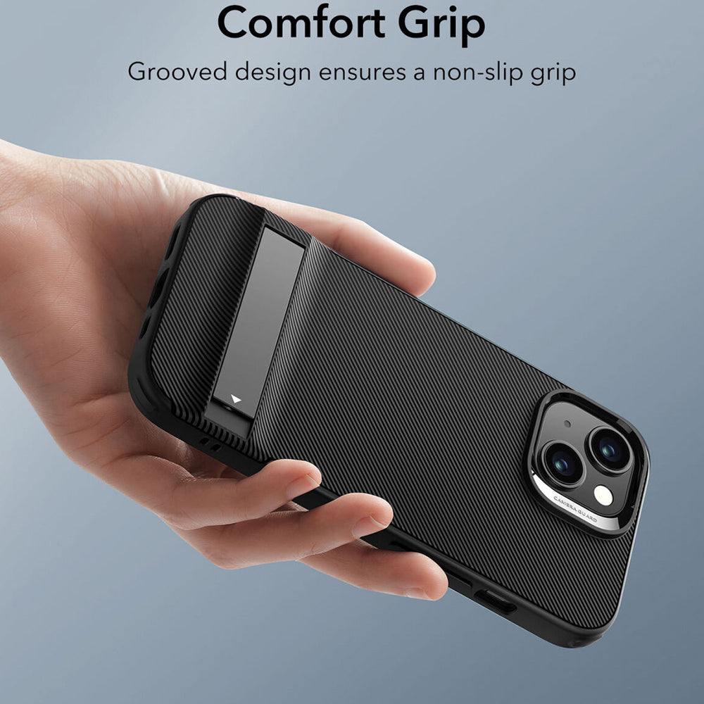 Etui do Apple iPhone 15 Plus, ESR, Air Shield Boost Kickstand, Czarne