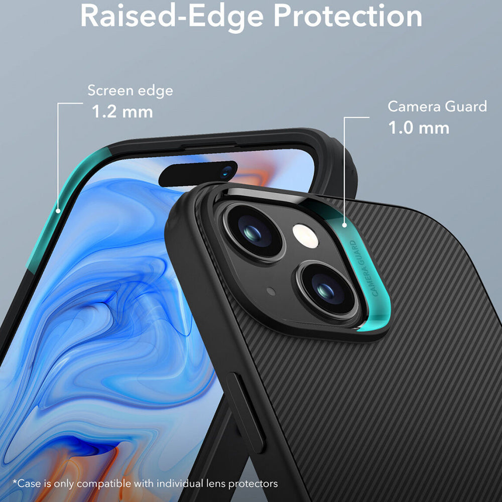 Etui do Apple iPhone 15 Plus, ESR, Air Shield Boost Kickstand, Czarne