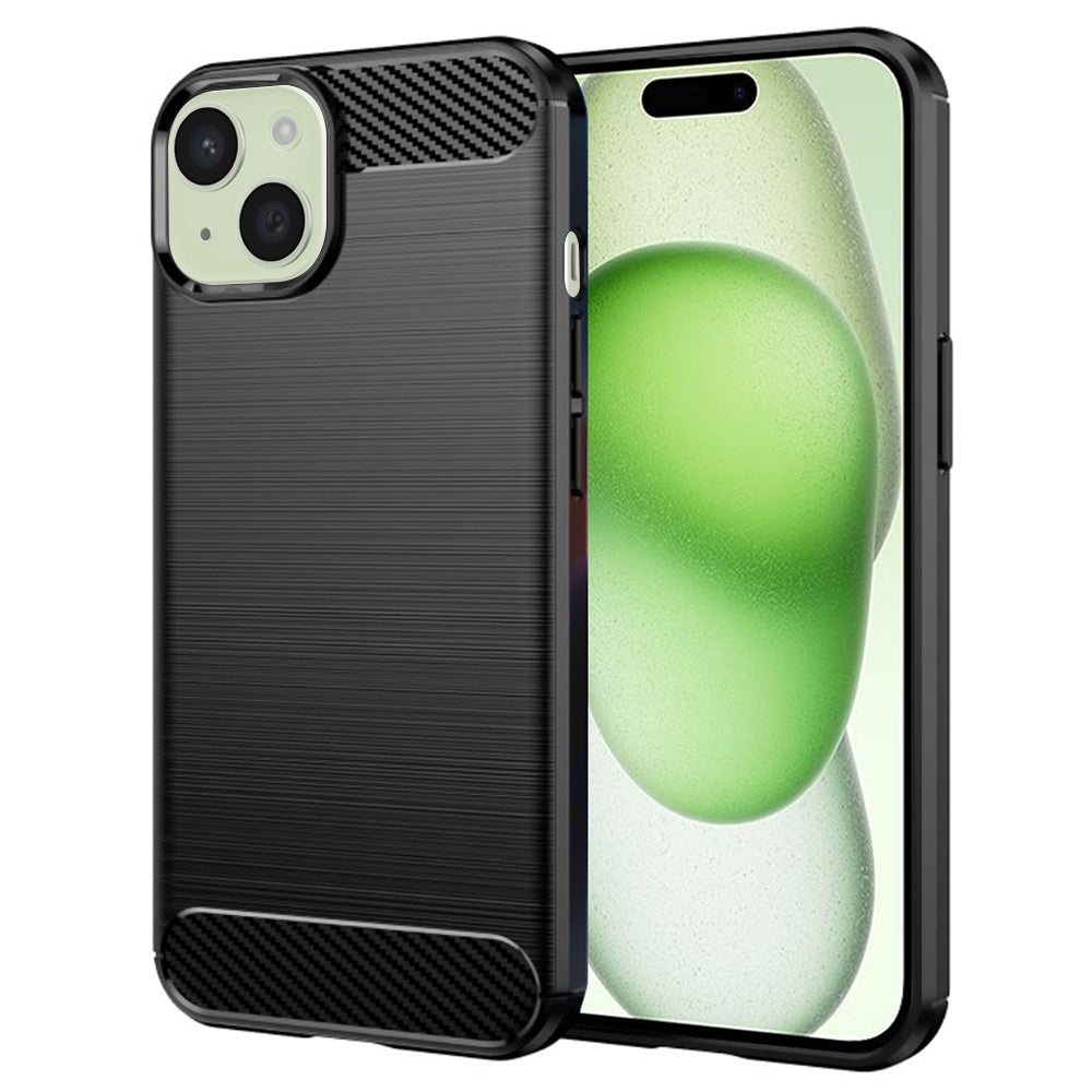 Etui na Apple iPhone 15 Plus, Techsuit, Carbon, Czarny