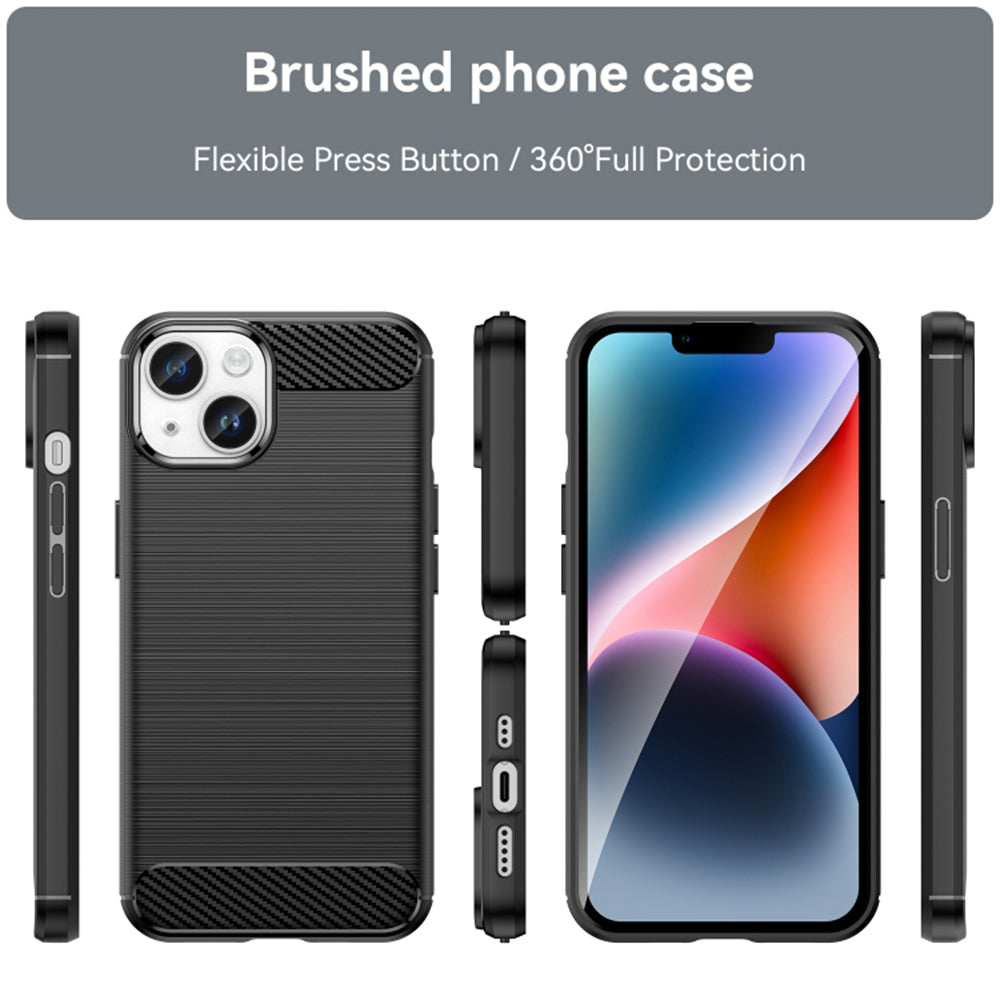 Etui na Apple iPhone 15 Plus, Techsuit, Carbon, Czarny