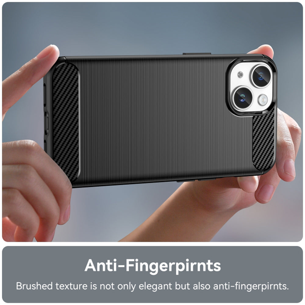 Etui na Apple iPhone 15 Plus, Techsuit, Carbon, Czarny