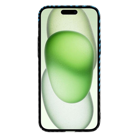 Etui na Apple iPhone 15 Plus, Techsuit, Carbonite FiberShell, Czarna Bleu