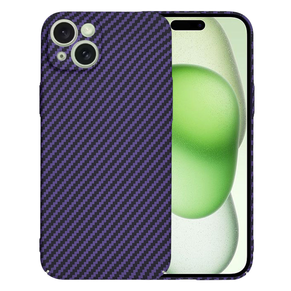 Etui na Apple iPhone 15 Plus, Techsuit, Carbonite FiberShell, Fioletowy