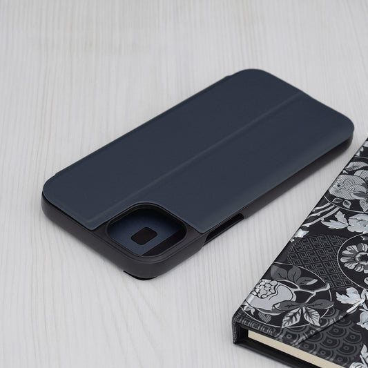 Etui na Apple iPhone 15 Plus, Techsuit, eFold, Ciemnoniebieskie