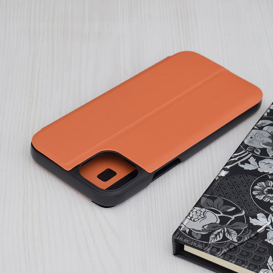 Etui na Apple iPhone 15 Plus, Techsuit, eFold, Pomarańczowe