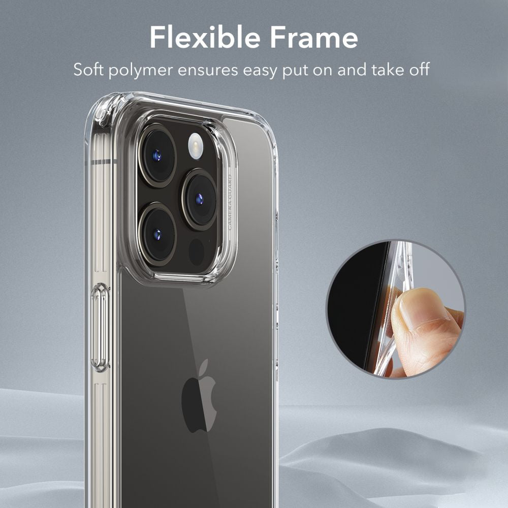 Etui na Apple iPhone 15 Pro, ESR, Ice Shield, Przezroczyste