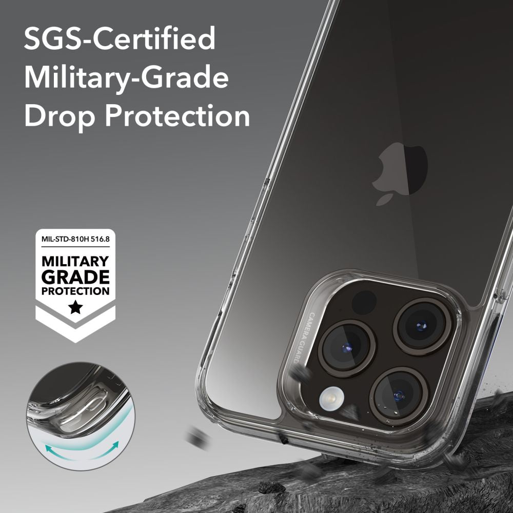 Etui na Apple iPhone 15 Pro, ESR, Ice Shield, Przezroczyste