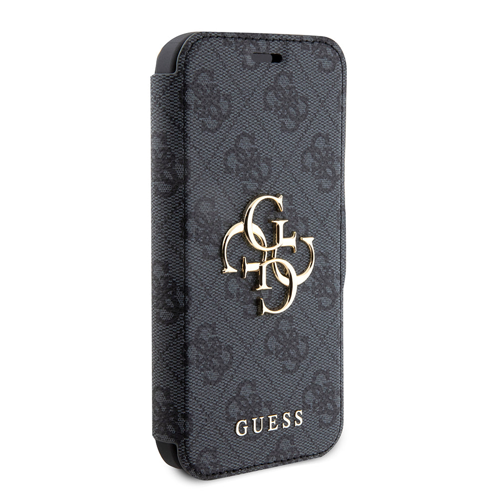 Etui na Apple iPhone 15 Pro, Guess, 4G Book, Szare