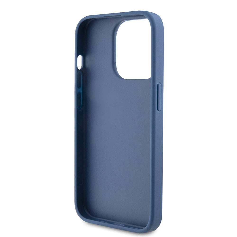 Etui na Apple iPhone 15 Pro, Guess, 4G Stripe, Niebieskie