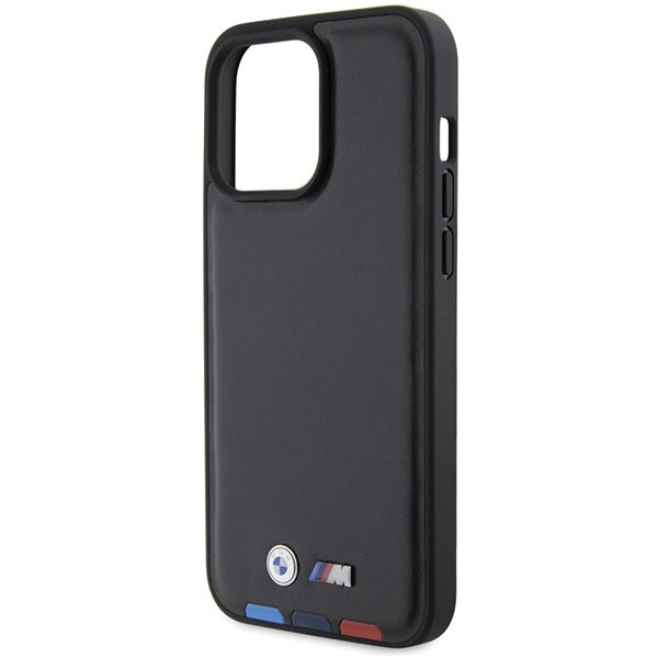Etui na Apple iPhone 15 Pro Max, BMW, Stamp Tricolor, Czarne