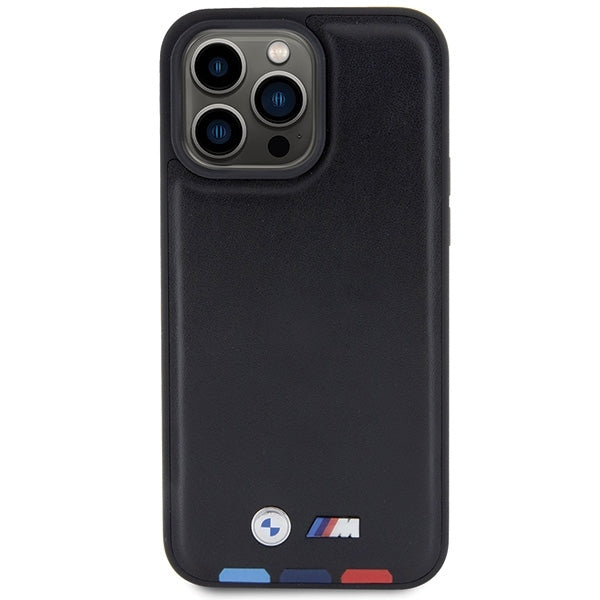 Etui na Apple iPhone 15 Pro Max, BMW, Stamp Tricolor, Czarne
