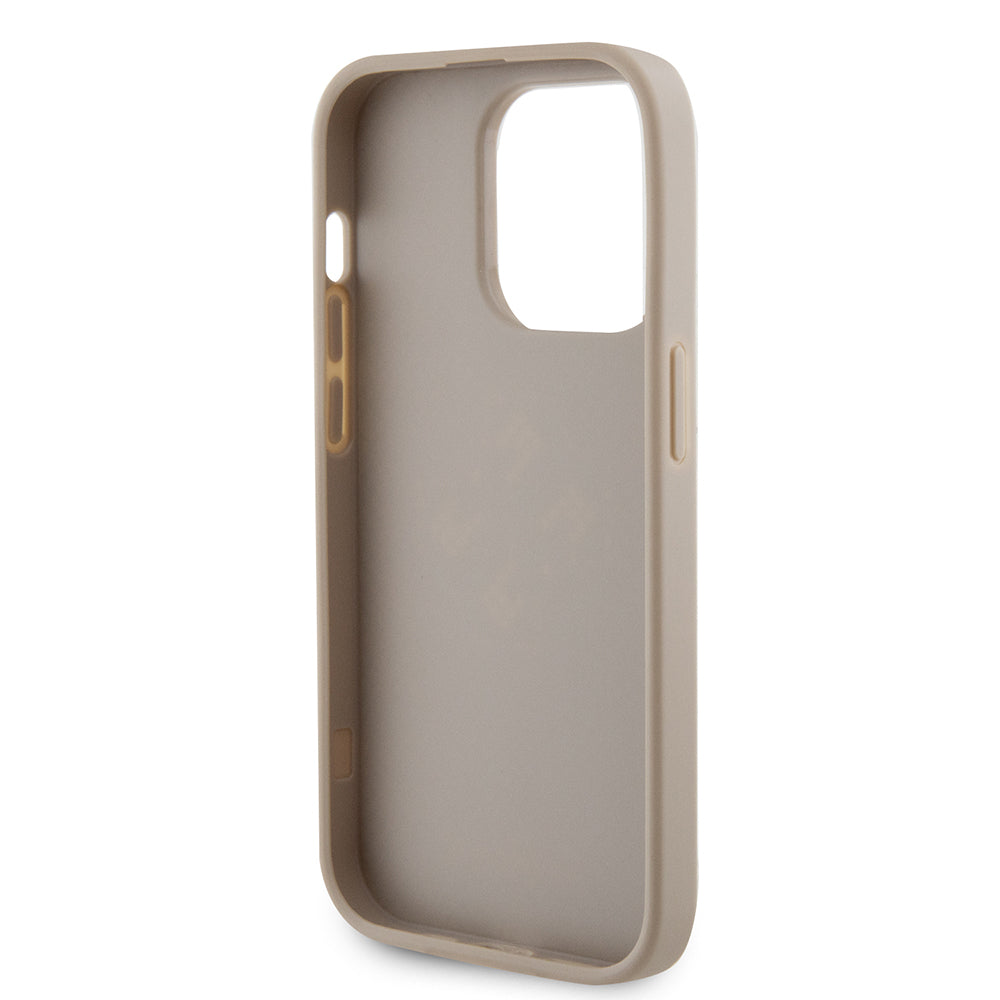 Etui na Apple iPhone 15 Pro Max, Guess, Perforated 4G, Złote