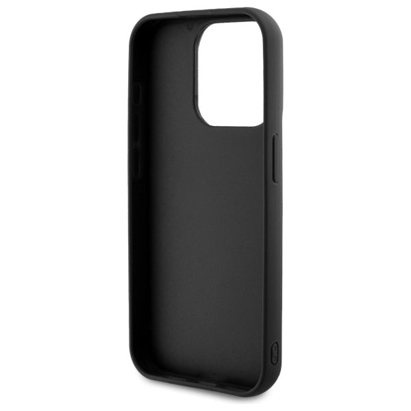 Case for Apple iPhone 15 Pro Max, Karl Lagerfeld, 3D Rubber Signature, Black