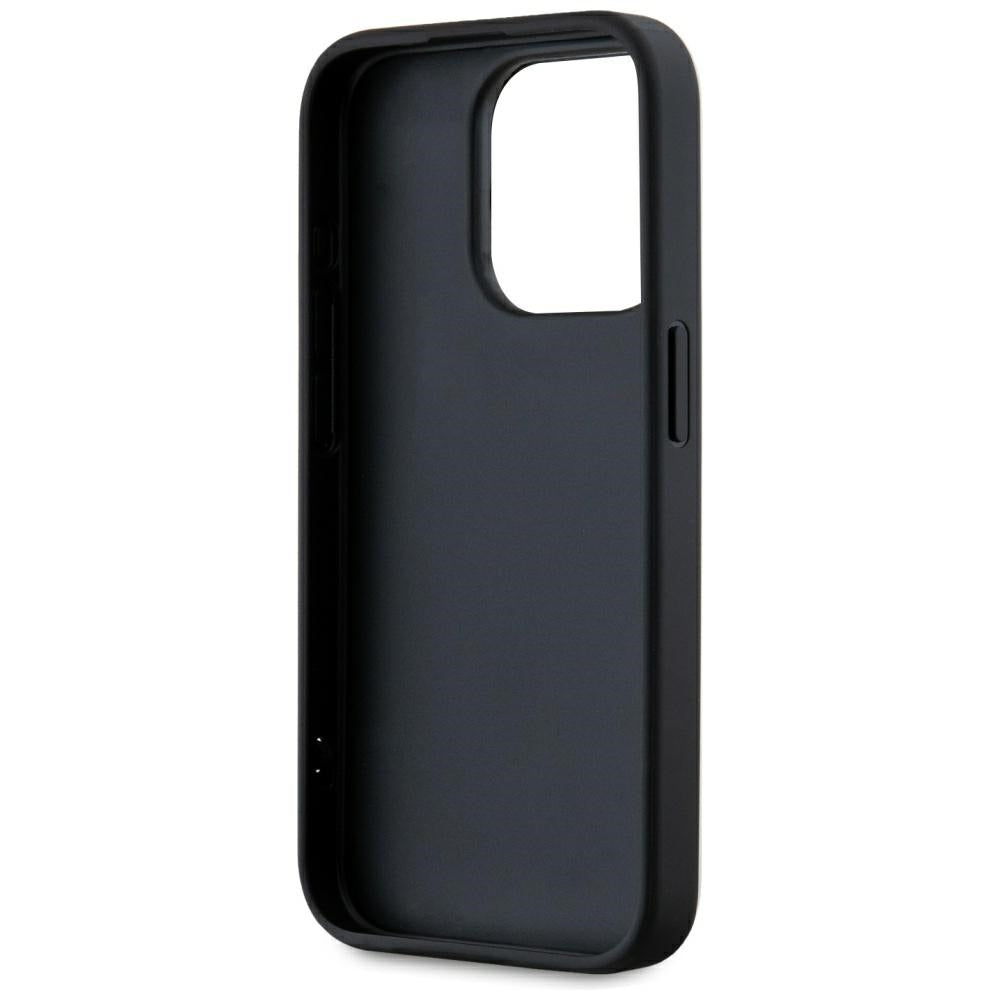 Etui na Apple iPhone 15 Pro Max, Karl Lagerfeld, Saffiano Athleisure Stripes with Strap, Różowy