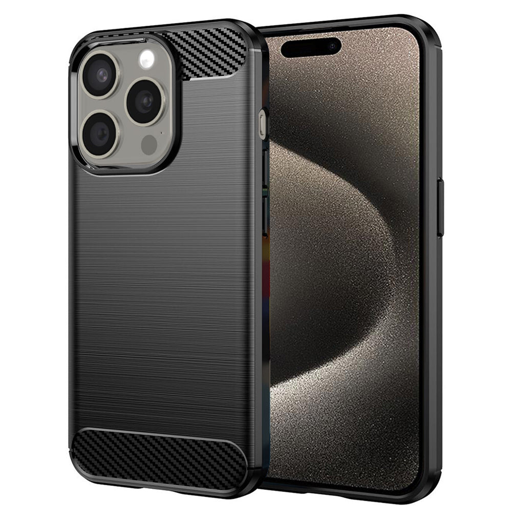Etui na Apple iPhone 15 Pro Max, Techsuit, Carbon, Czarny