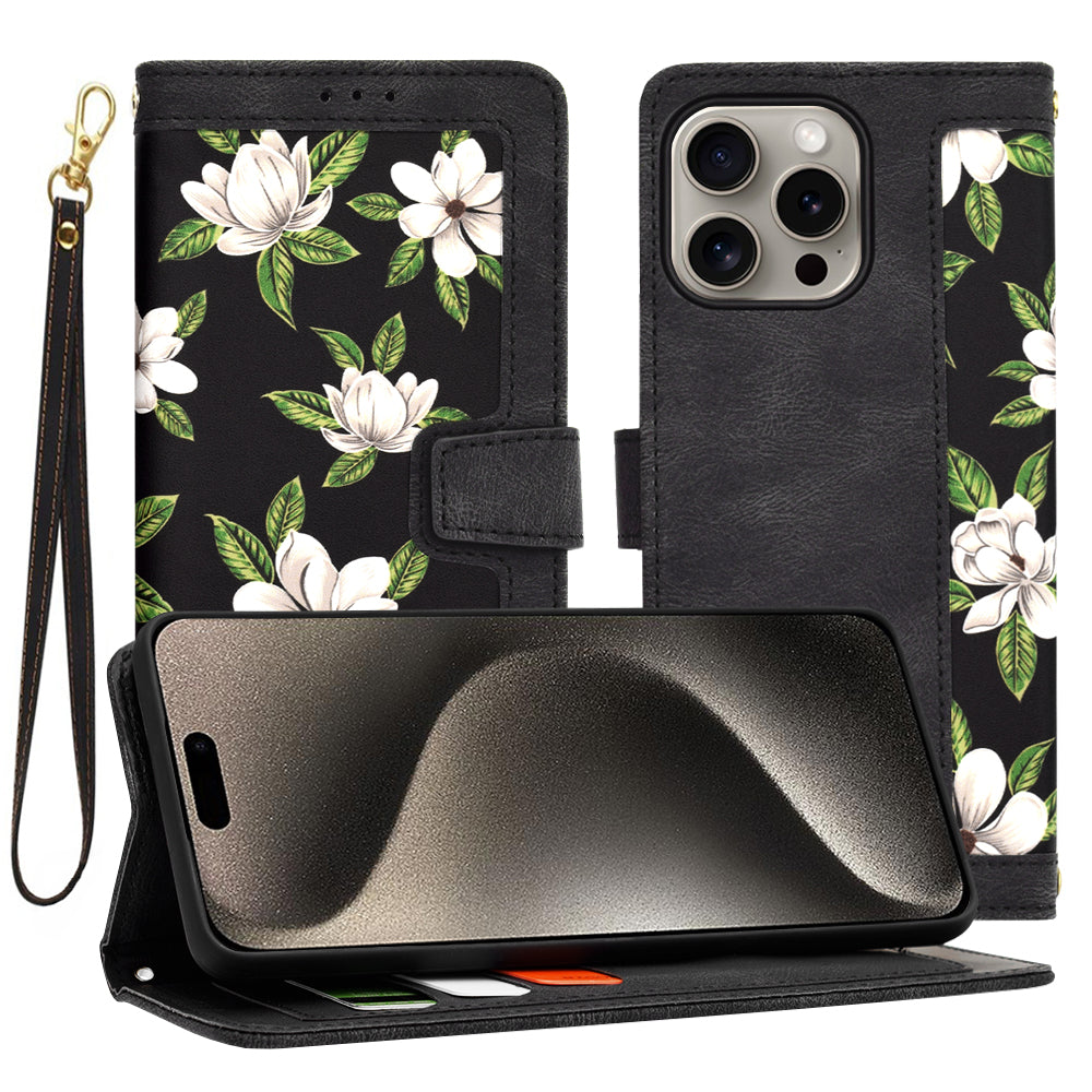 Etui na Apple iPhone 15 Pro Max, Techsuit, FlipCraft, czarne