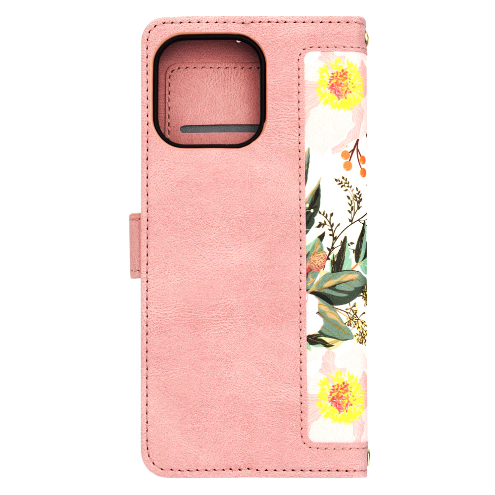 Etui na Apple iPhone 15 Pro Max, Techsuit, FlipCraft, Różowe