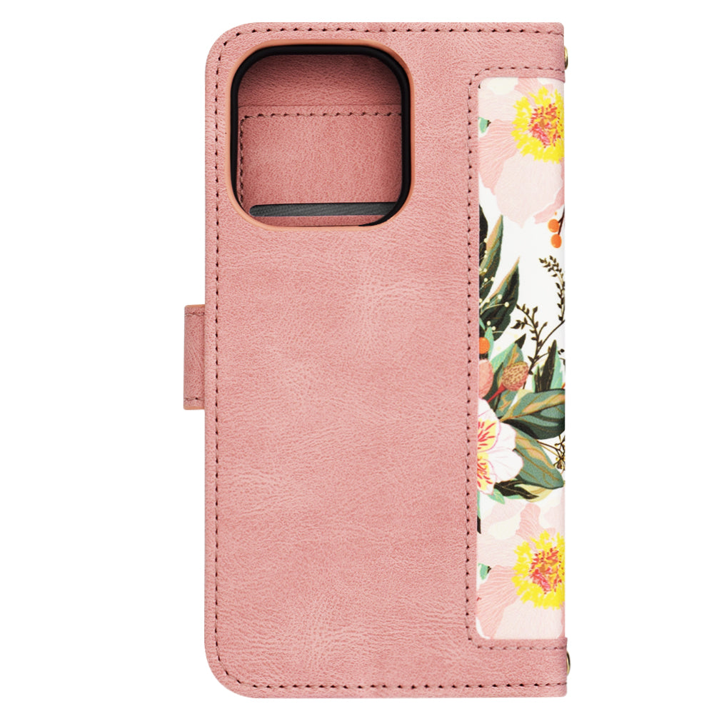 Etui na Apple iPhone 15 Pro, Techsuit, FlipCraft, Różowe