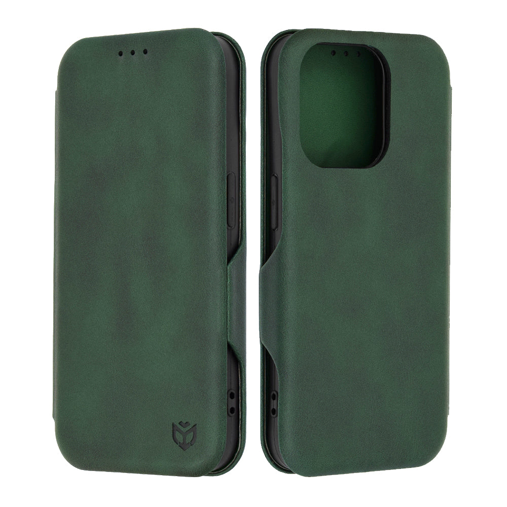 Etui na Apple iPhone 15 Pro, Techsuit, Safe Wallet Plus, Zielony