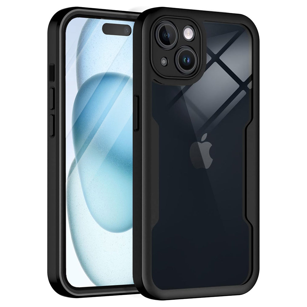 Etui na Apple iPhone 15, Techsuit, ColorVerse 360, Czarne