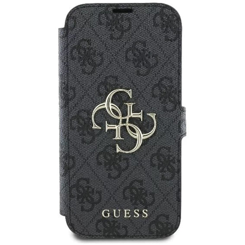Etui na Apple iPhone 16, Guess, 4G Book, Czarne