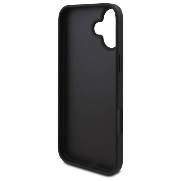 Etui na Apple iPhone 16, Guess, 4G Triangle Logo, Czarne