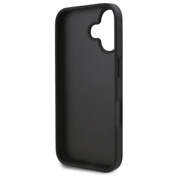 Etui na Apple iPhone 16, Karl Lagerfeld, Cardslots Monogram, Czarne