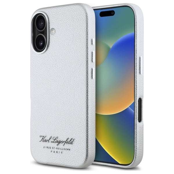 Case for Apple iPhone 16, Karl Lagerfeld, RSG, Grey