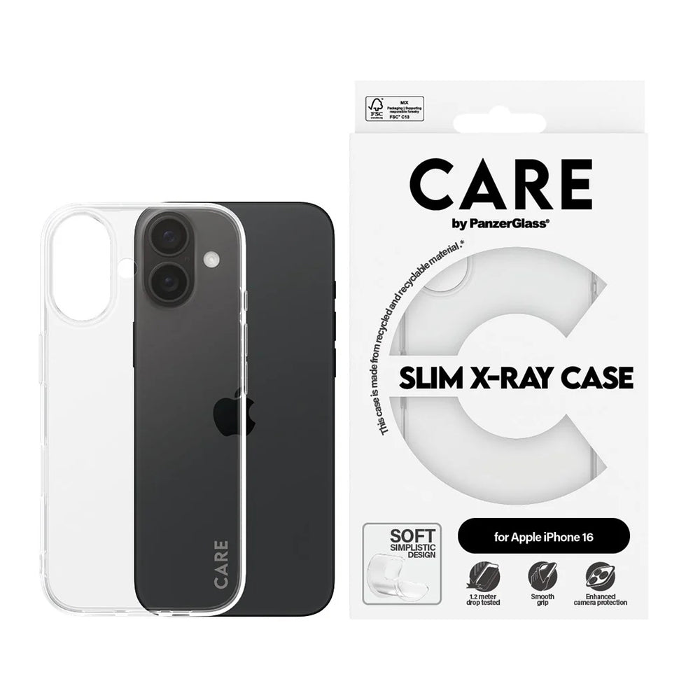 Etui do Apple iPhone 16, PanzerGlass, Modne, Przezroczyste