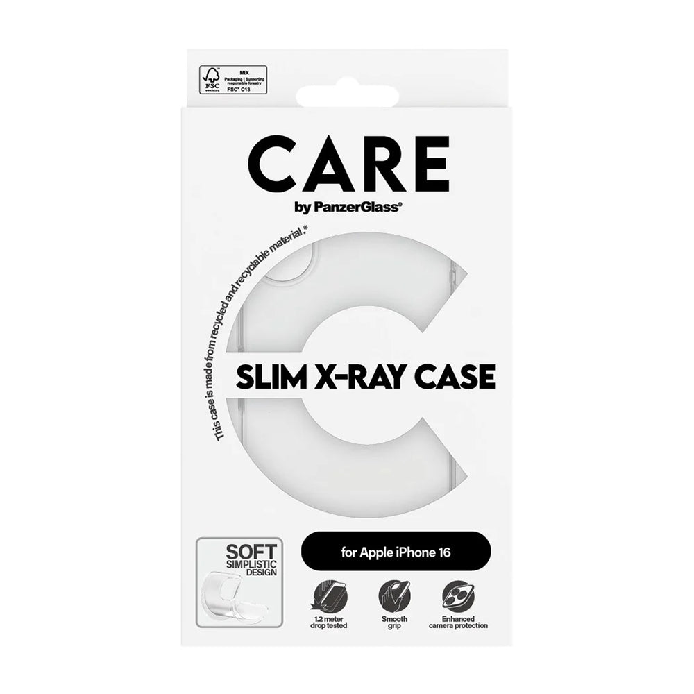 Etui do Apple iPhone 16, PanzerGlass, Modne, Przezroczyste