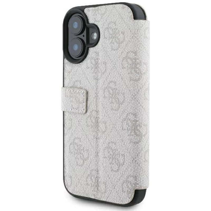 Case for Apple iPhone 16 Plus, Guess, 4G Book, Pink