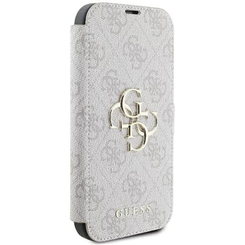 Case for Apple iPhone 16 Plus, Guess, 4G Book, Pink