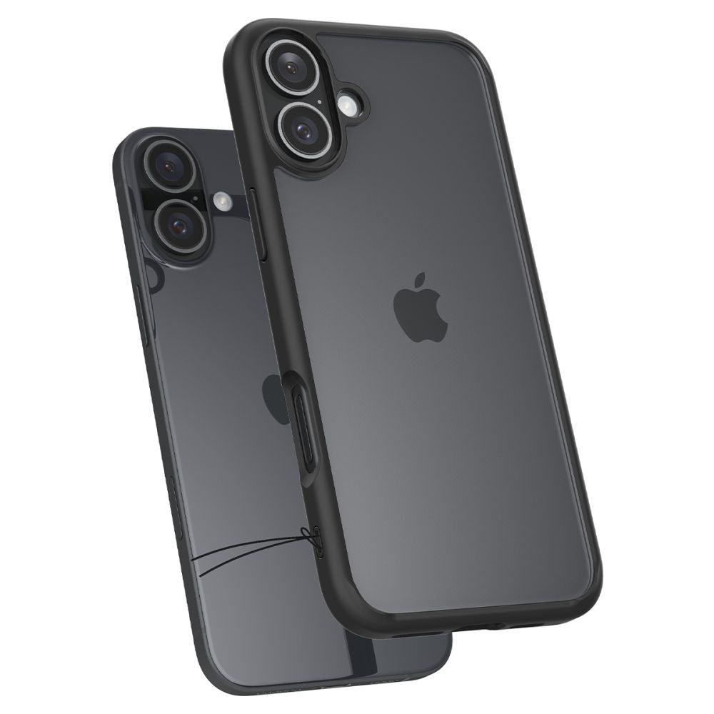 Etui na Apple iPhone 16 Plus, Spigen, Ultra Hybrid, Matowe Czarne