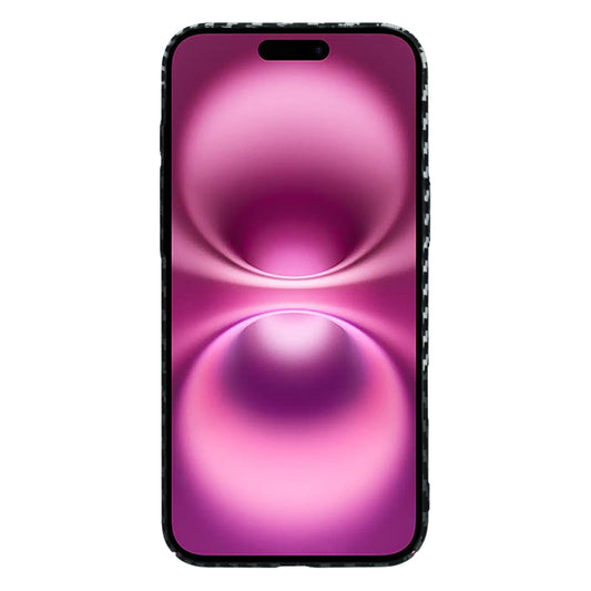 Etui na Apple iPhone 16 Plus, Techsuit, Carbonite FiberShell, Czarny Szary