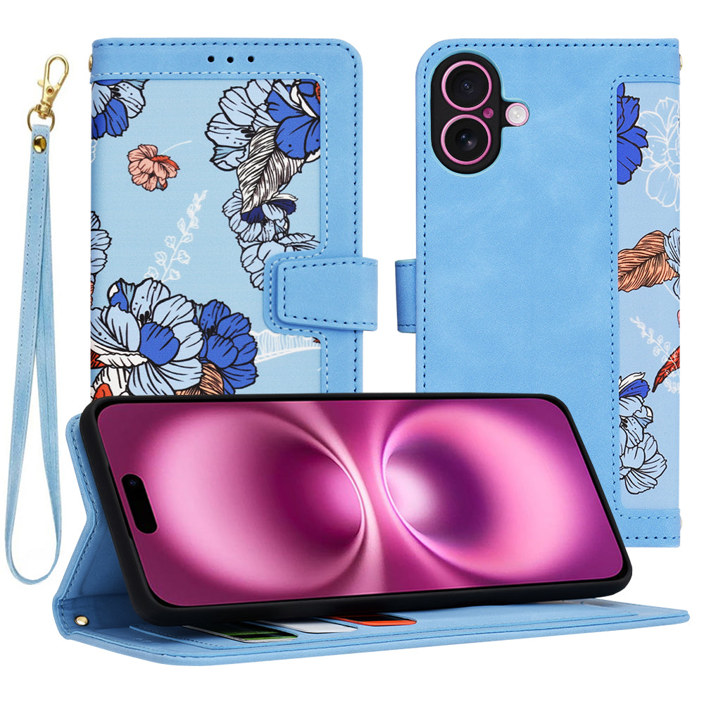 Etui na Apple iPhone 16 Plus, Techsuit, FlipCraft, Bleu