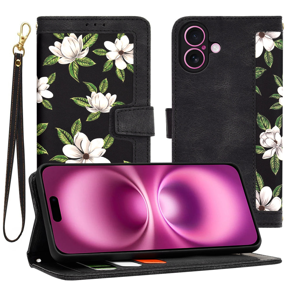 Etui na Apple iPhone 16 Plus, Techsuit, FlipCraft, czarne