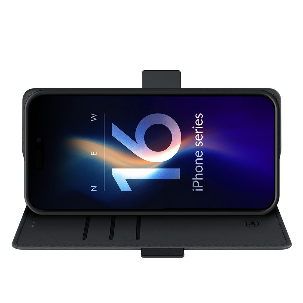 Etui na Apple iPhone 16 Pro, 3MK, Wallet, czarne