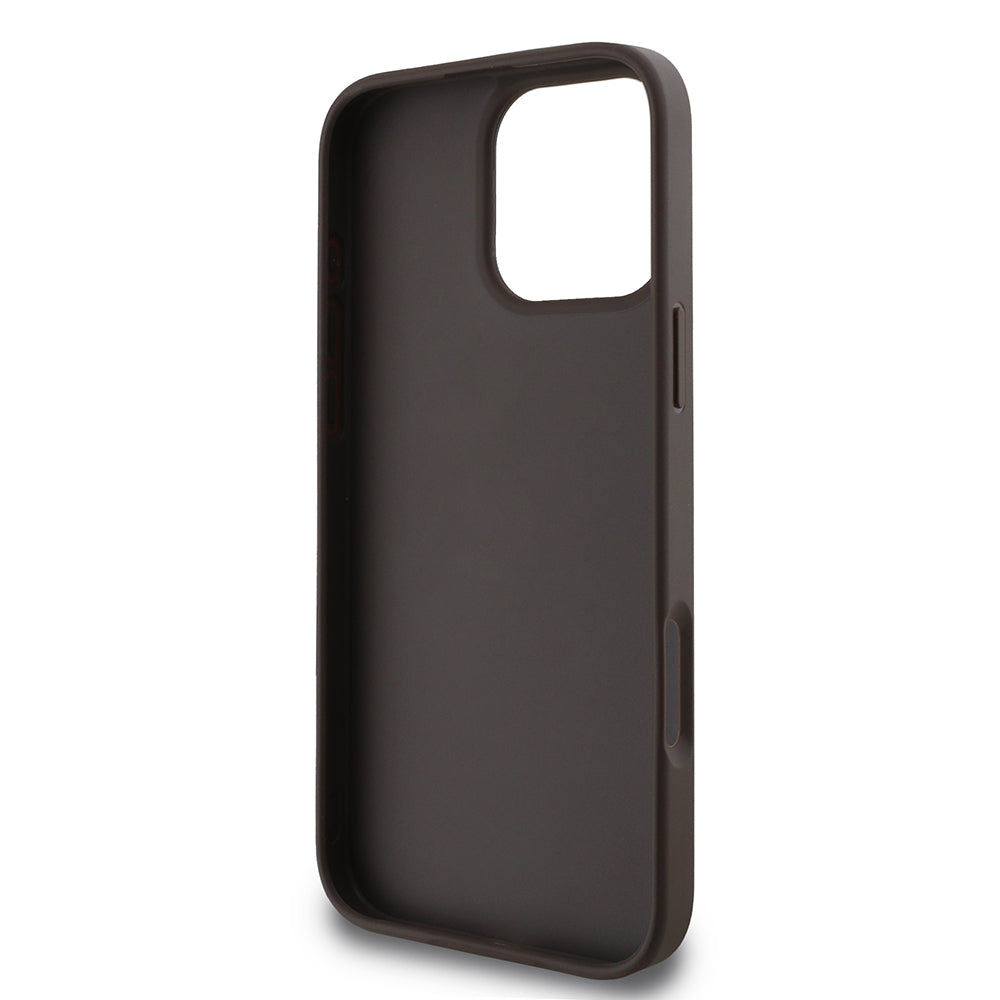 Etui na Apple iPhone 16 Pro, Guess, 4G Classic, Brązowy